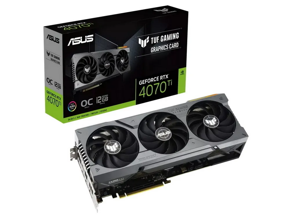 Placă Video ASUS TUF-RTX4070TI-O12G-GAMING, 12GB GDDR6X 192bit (TUF-RTX4070TI-O12G-GAMING)