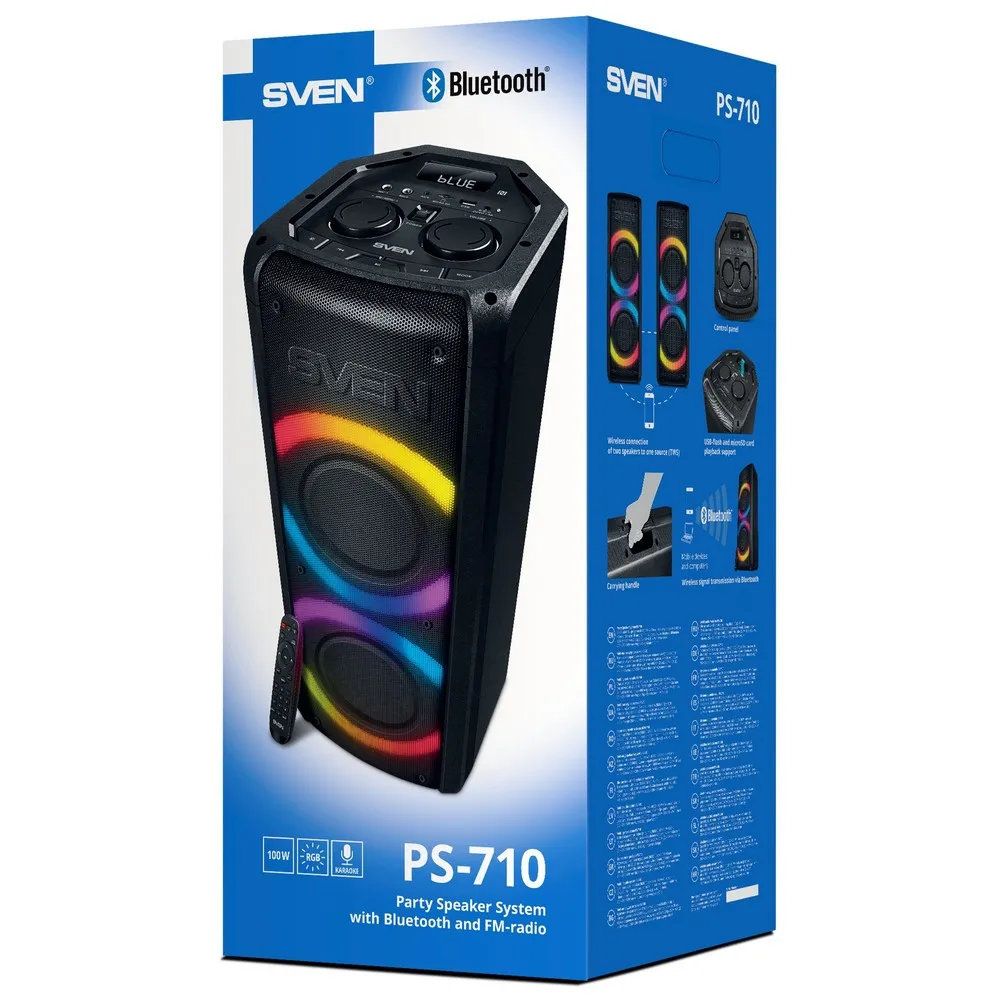 Sistem audio SVEN PS-710, Negru