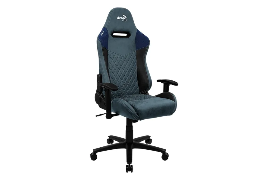 Gaming Chair AeroCool DUKE Steel Blue, User max load up to 150kg / height 165-180cm