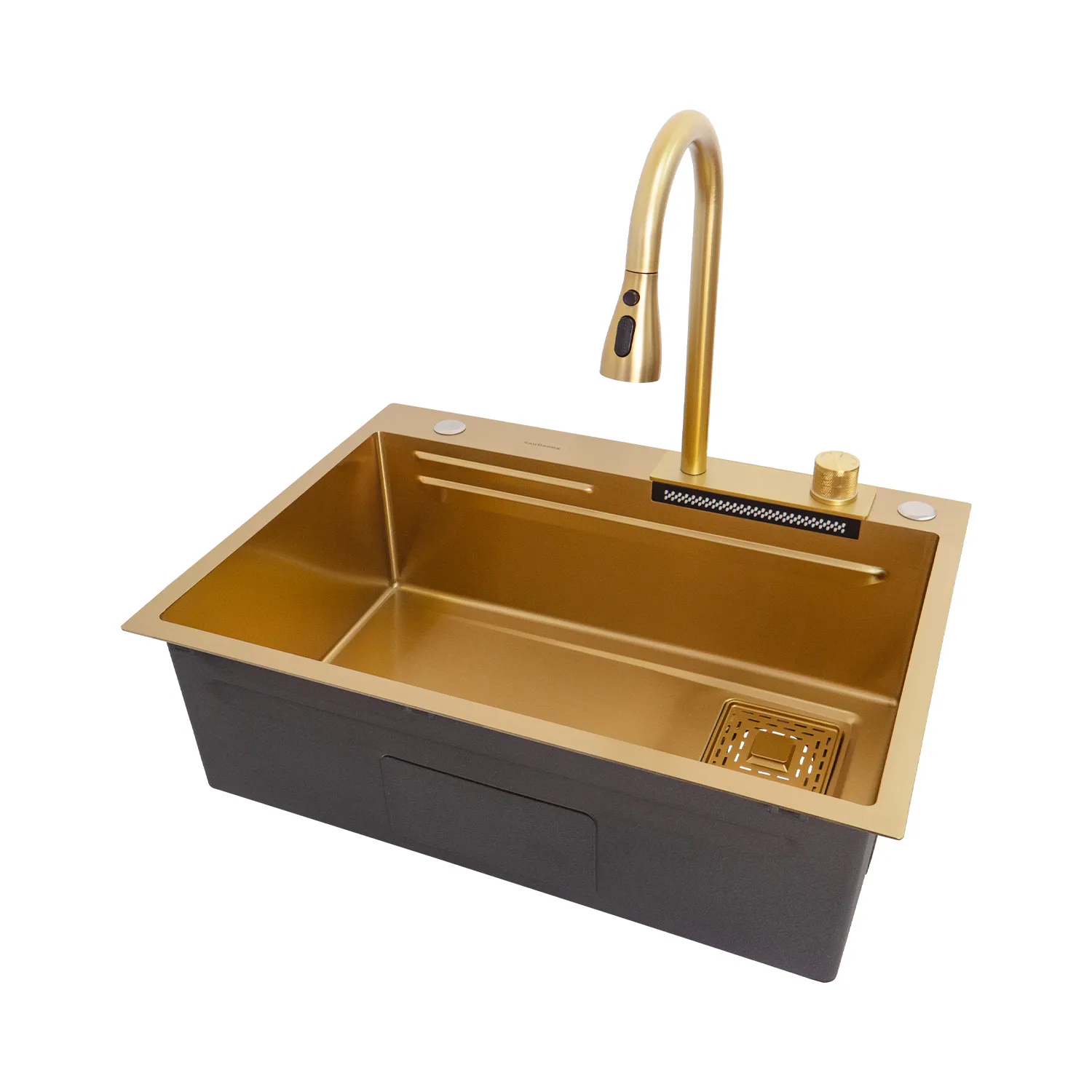 Chiuveta handmade SanDonna HD6850 (Auriu)