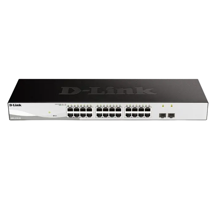 Switch de rețea D-Link DGS-1210-26, 24x 10/100/1000 Mbps