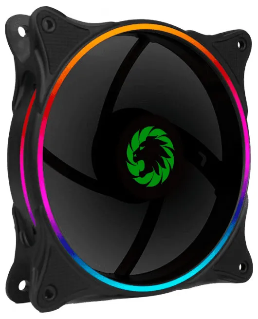 Ventilator PC Gamemax FN-12Rainbow-N, 120 mm