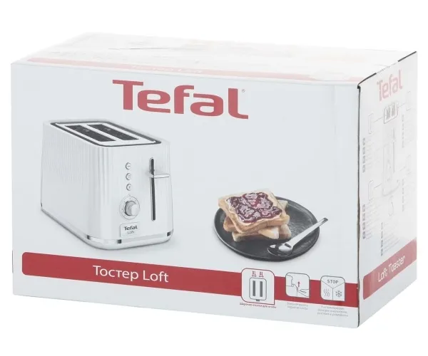 Toaster Tefal LOFT, Alb
