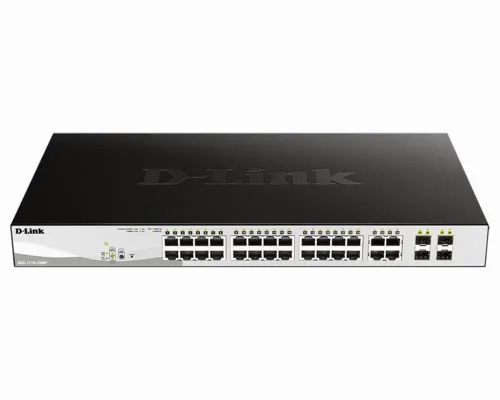 Comutator PoE D-Link DGS-1210-28MP, 24x IEEE 802.3af/at