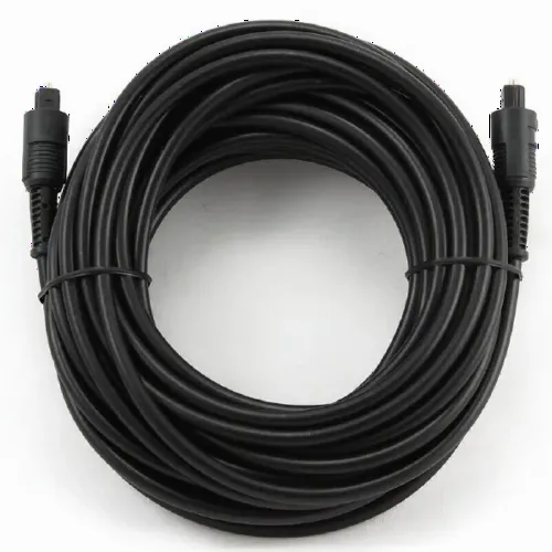 Cablu audio Cablexpert CC-OPT-10M, Toslink - Toslink, 10m, Negru