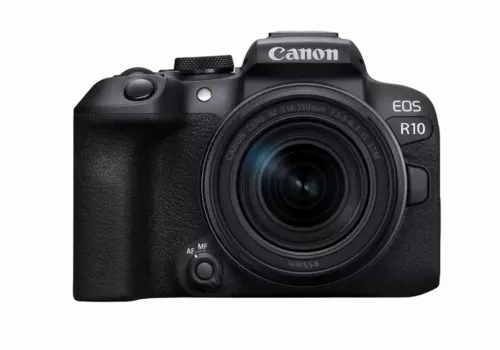 Aparat Foto Mirrorless Canon EOS R10 + RF-S 18-150mm IS STM & Adapter, Negru
