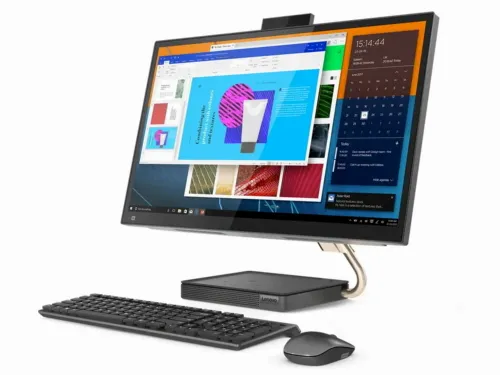 Computer All-in-One Lenovo IdeaCentre 5 27IOB6, 27", Intel Core i5-11400T, 16GB/512GB, Windows 11 Home, Gri