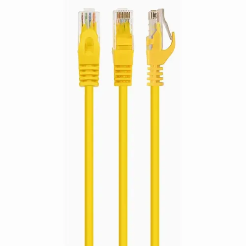 Patch cord Cablexpert PP6U-3M/Y, Cat6 UTP, 3m, Galben