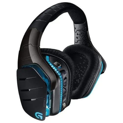 Căști gaming Logitech G933, Wireless, Negru