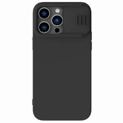 Чехол Nillkin iPhone 14 Pro Ma CamShield Silky Magnetic Silicone, Elegant Black