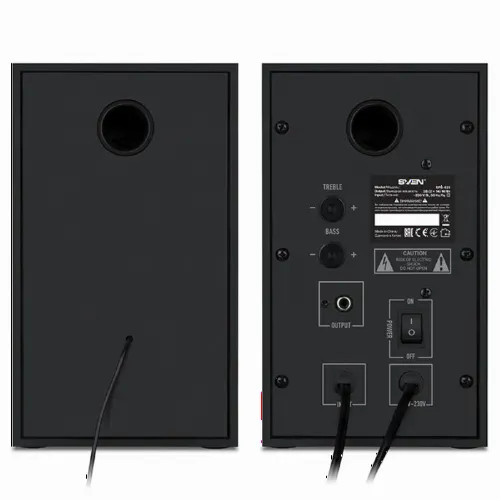 Boxe pentru calculator 2.0 SVEN SPS-621, Negru