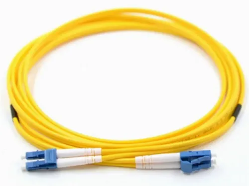 Fiber optic patch cords, singlemode Duplex LC-LC 3M