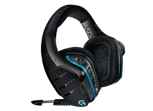 Căști gaming Logitech G933, Wireless, Negru