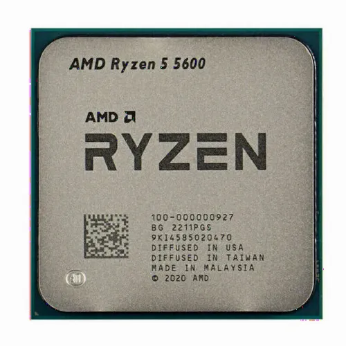 CPU AMD Ryzen 5 5600  (3.5-4.4GHz, 6C/12T, L2 3MB, L3 32MB, 7nm, 65W), Socket AM4, Tray