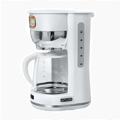 Cafetieră MUSE MS-220 W, 1000W, Alb