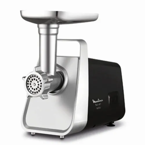 Mașină de tocat carne Moulinex ME307832, Oțel Inoxidabil Negru