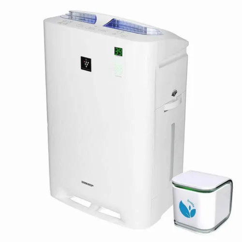 Umidificator și purificator de aer Sharp KCA50EUW, Alb