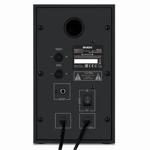 Boxe pentru calculator 2.0 SVEN SPS-621, Negru