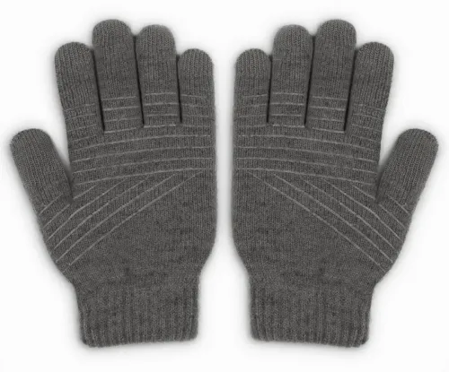 Mănuși senzoriale Moshi Digits Touchscreen Gloves, Large, Gri închis