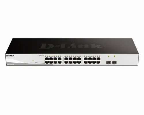 Switch de rețea D-Link DGS-1210-26, 24x 10/100/1000 Mbps, 2x SFP