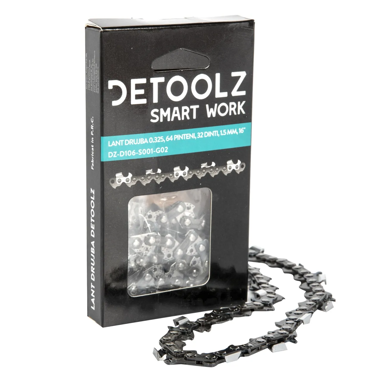 Цепь для цепной пилы Detoolz 325, 32 зуба 1,5мм