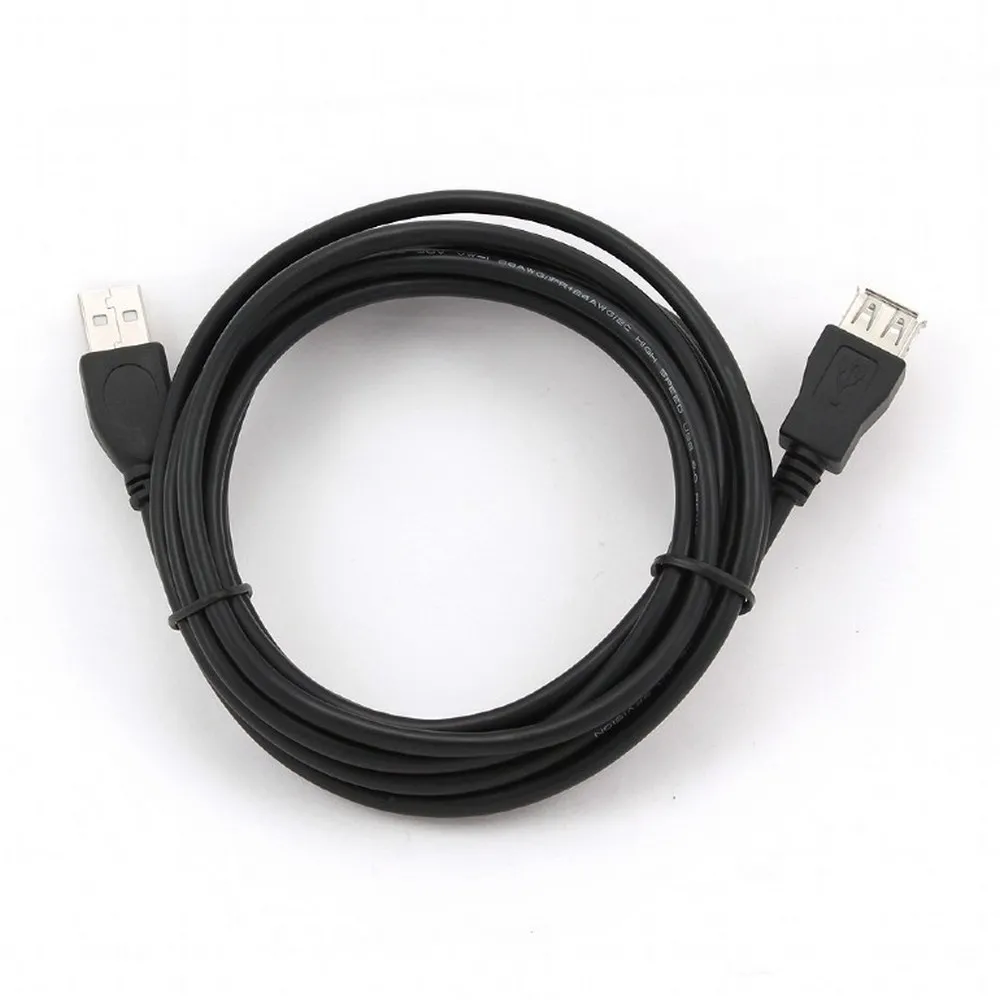 Удлинитель Cablexpert CCP-USB2-AMAF-10, USB Type-A (M)/USB Type-A (F), 3м, Чёрный