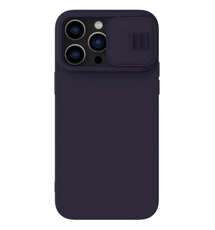 Nillkin Apple iPhone 14 Pro, CamShield Silky Magnetic Silicone Case, Midnight Blue