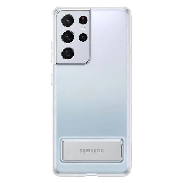 Чехол Samsung Clear Standing Cover for Galaxy S21 Ultra, Прозрачный