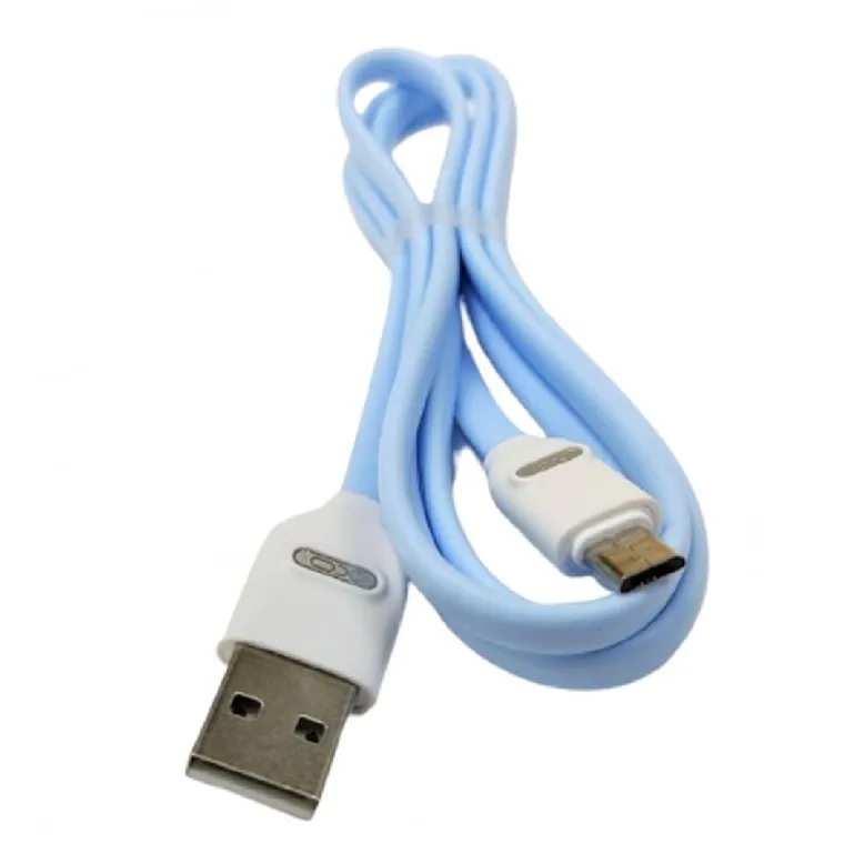 Cablu încărcare și sincronizare XO NB150, USB Type-A/micro-USB, 1m, Albastru