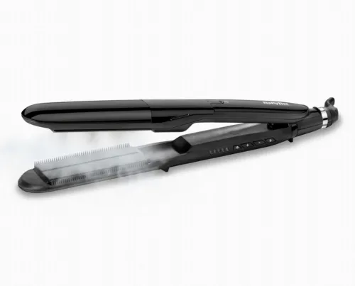 Placă de îndreptat părul BaByliss Steam Straight ST492E, Negru