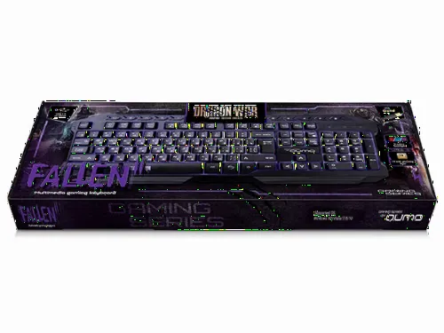 Tastatură QUMO Fallen II, Cu fir, Negru