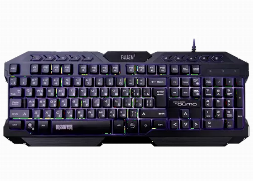 Tastatură QUMO Fallen II, Cu fir, Negru