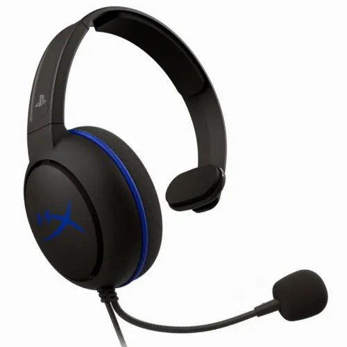 Игровая Гарнитура HyperX Cloud Chat PS4, Проводной аналоговый, Черный/Синий