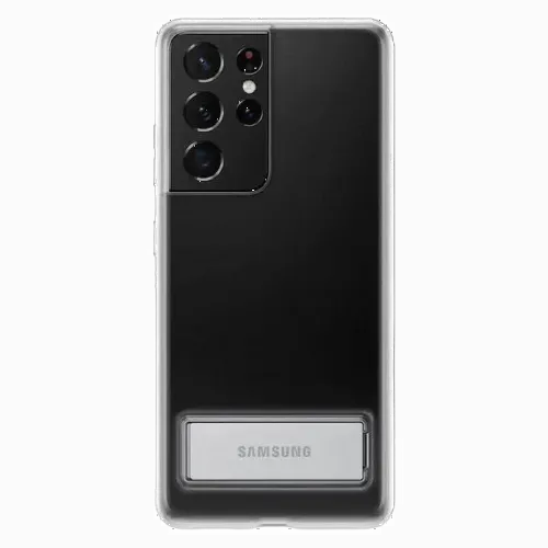 Чехол Samsung Clear Standing Cover for Galaxy S21 Ultra, Прозрачный