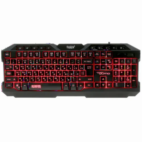 Tastatură QUMO Fallen II, Cu fir, Negru