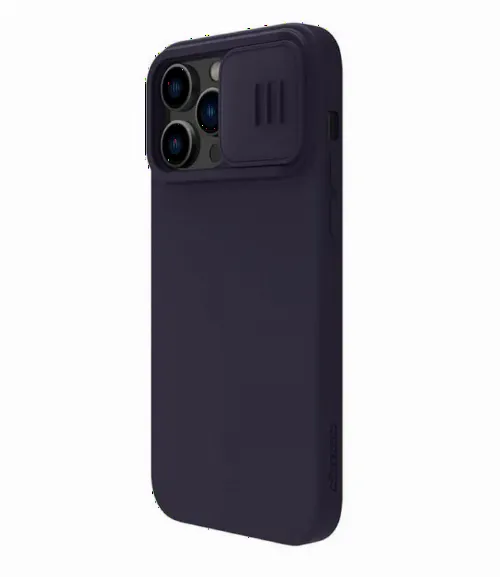 Nillkin Apple iPhone 14 Pro, CamShield Silky Magnetic Silicone Case, Midnight Blue