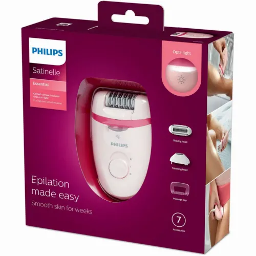 Эпилятор PHILIPS BRE285/00, Розовый