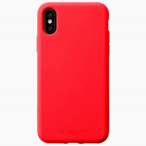 Husă Cellularline Sensation - iPhone XS/X, Roșu