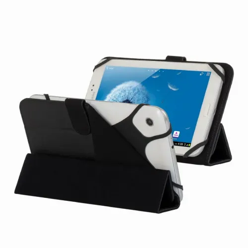 Husă pentru tabletă RivaCase Malpensa, 7", Microfibră, Negru