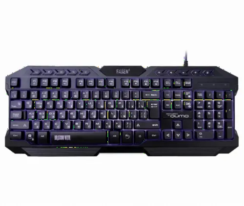Tastatură QUMO Fallen II, Cu fir, Negru