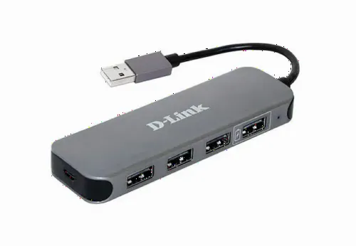 Adaptor Hub D-Link DUB-H4, Gri