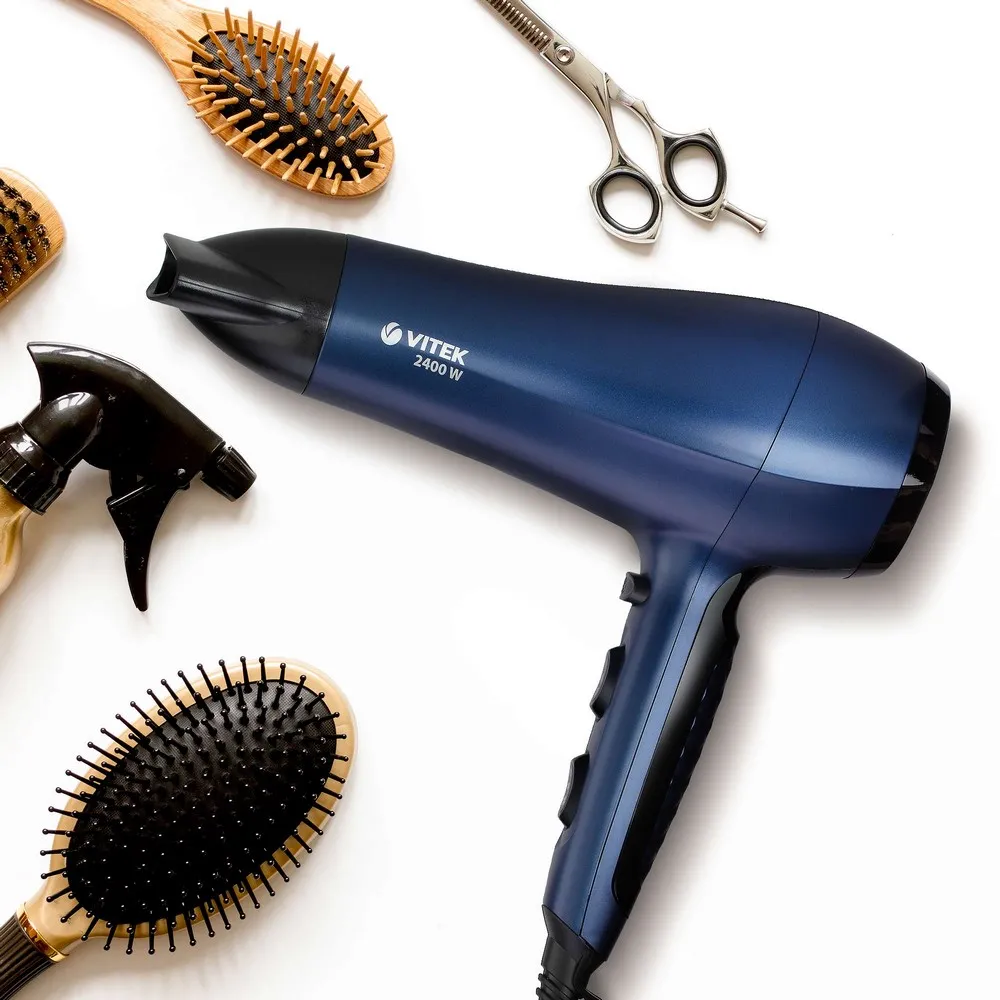 Uscător de păr VITEK VT-2530, 2400 W, Albastru