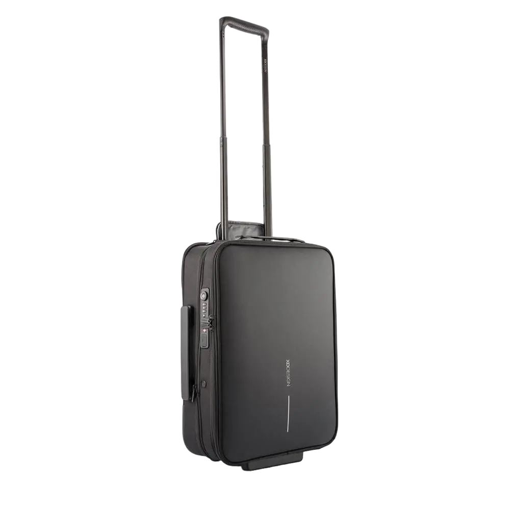 Luggage XD-Design Flex Foldable Trolley, anti-theft, P705.811 for Luggage & Duffels, Black