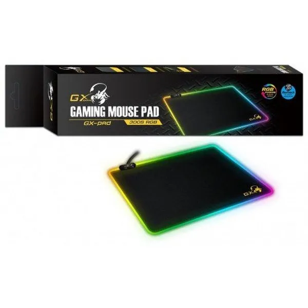 Игровой коврик для мыши Genius GX-Pad 300S, Medium, Чёрный