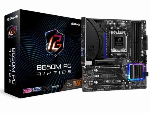 Placă de bază ASRock B650M PG RIPTIDE, AM5, AMD B650, Micro-ATX