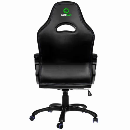 Игровое кресло Gamemax GCR07, Искусственная кожа, Черный/Синий