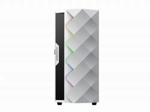 Carcasă PC Gamemax Diamond COC, Midi-Tower, ATX, Alb
