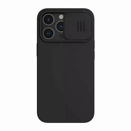 Чехол Nillkin iPhone 13 Pro Max, CamShield Silky Silicone, Elegant Black