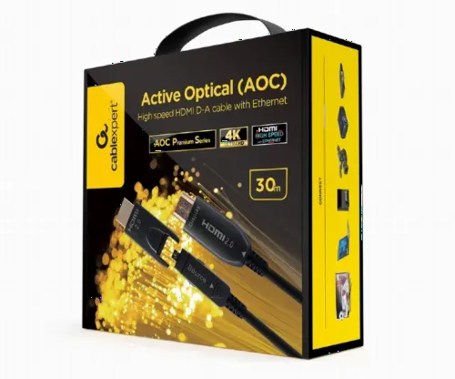 Cablu Video Cablexpert CCBP-HDMID-AOC-30M, HDMI D (M) - HDMI A (M), 30 m, Negru