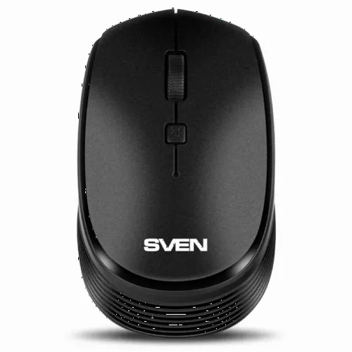 Wireless Mouse SVEN RX-210W, Optical, 800-1400 dpi, 4 buttons, Ambidextrous, 1xAA, Black
